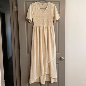 Mod Boutique Midi Cream Dress